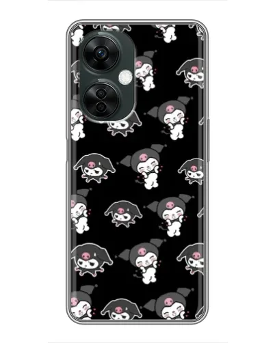 Чехол для OnePlus Nord CE 3 Lite с картинкой «Черный паттерн Kuromi» Чехол для OnePlus Nord CE 3 Lite с картинкой «Черный паттерн Kuromi»