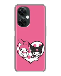 Чехол для OnePlus Nord CE 3 Lite с картинкой «Kuromi и My Melody» Чехол для OnePlus Nord CE 3 Lite с картинкой «Kuromi и My Melody»