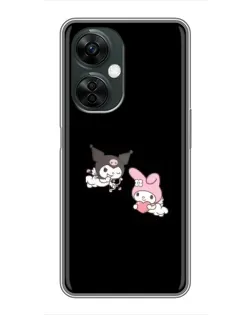 Чехол для OnePlus Nord CE 3 Lite с картинкой «My Melody и Kuromi» Чехол для OnePlus Nord CE 3 Lite с картинкой «My Melody и Kuromi»