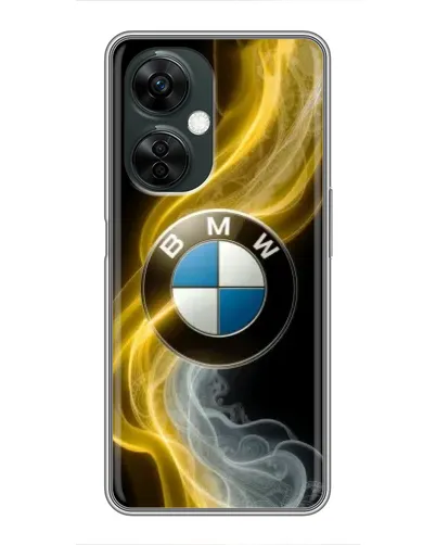 Чехол для OnePlus Nord CE 3 Lite с картинкой «Золотистый дым BMW»