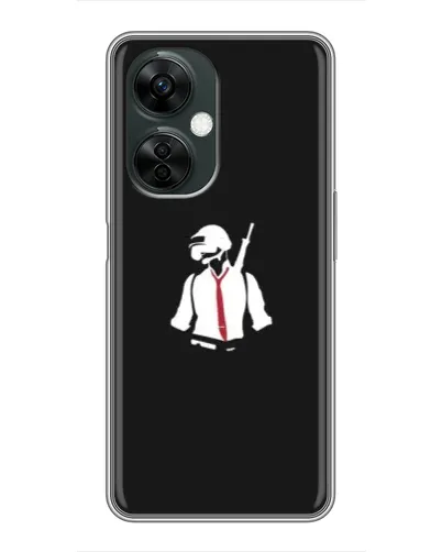 Чохол для OnePlus Nord CE 3 Lite з картинкою «PUBG — силует воїна» Чохол для OnePlus Nord CE 3 Lite з картинкою «PUBG — силует воїна»