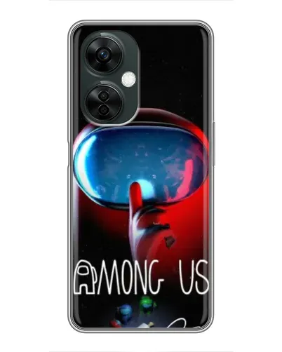 Чехол для OnePlus Nord CE 3 Lite с картинкой «Красный импостер — макро» Чехол для OnePlus Nord CE 3 Lite с картинкой «Красный импостер — макро»