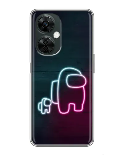 Чехол для OnePlus Nord CE 3 Lite с картинкой «Among Us неон-арт» Чехол для OnePlus Nord CE 3 Lite с картинкой «Among Us неон-арт»