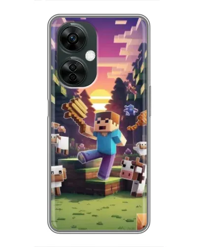 Чехол для OnePlus Nord CE 3 Lite с картинкой «Стив на ферме» Чехол для OnePlus Nord CE 3 Lite с картинкой «Стив на ферме»