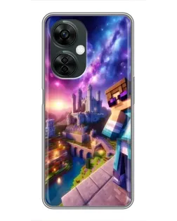 Чехол для OnePlus Nord CE 3 Lite с картинкой «Стив и космос»