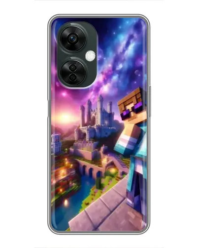 Чехол для OnePlus Nord CE 3 Lite с картинкой «Стив и космос» Чехол для OnePlus Nord CE 3 Lite с картинкой «Стив и космос»
