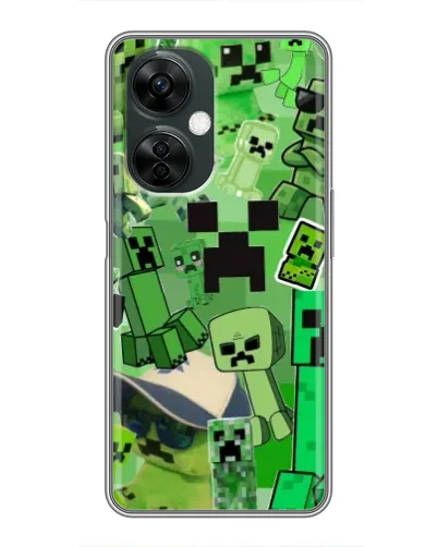 Чехол для OnePlus Nord CE 3 Lite с картинкой «Криперы Minecraft» Чехол для OnePlus Nord CE 3 Lite с картинкой «Криперы Minecraft»