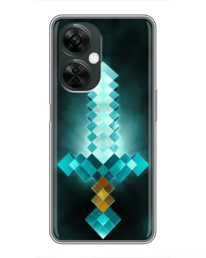 Чехол для OnePlus Nord CE 3 Lite с картинкой «Алмазный меч неон» Чехол для OnePlus Nord CE 3 Lite с картинкой «Алмазный меч неон»