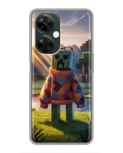 Чехол для OnePlus Nord CE 3 Lite с картинкой «Крипер в свитере» Чехол для OnePlus Nord CE 3 Lite с картинкой «Крипер в свитере»