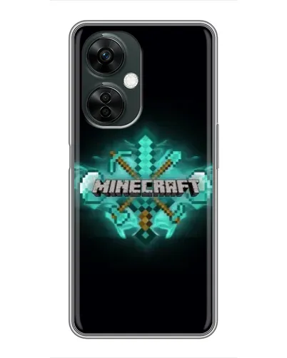 Чехол для OnePlus Nord CE 3 Lite с картинкой «Minecraft Diamond лого» Чехол для OnePlus Nord CE 3 Lite с картинкой «Minecraft Diamond лого»