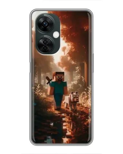 Чехол для OnePlus Nord CE 3 Lite с картинкой «Стив в лесу» Чехол для OnePlus Nord CE 3 Lite с картинкой «Стив в лесу»