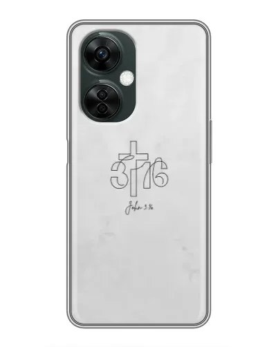 Чохол для OnePlus Nord CE 3 Lite з картинкою «Івана 3:16 Хрест»