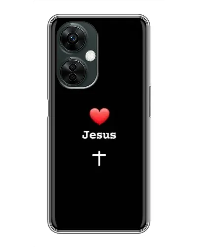Чохол для OnePlus Nord CE 3 Lite з картинкою «Серце - Jesus»