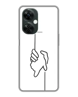 Чохол для OnePlus Nord CE 3 Lite з картинкою «Рука тримає» Чохол для OnePlus Nord CE 3 Lite з картинкою «Рука тримає»