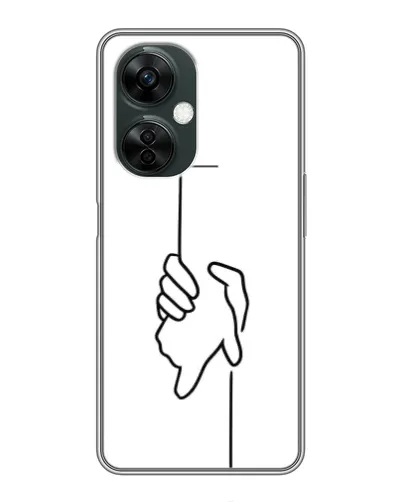 Чохол для OnePlus Nord CE 3 Lite з картинкою «Рука тримає»