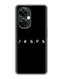 Чохол для OnePlus Nord CE 3 Lite з картинкою «Крапки віри J.E.S.U.S.»