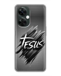 Чохол для OnePlus Nord CE 3 Lite з картинкою «Напис Jesus Graffiti»