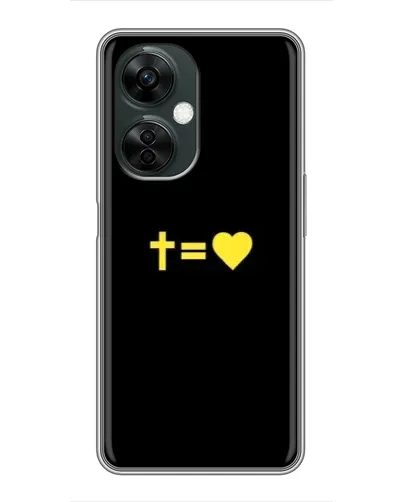 Чохол для OnePlus Nord CE 3 Lite з картинкою «Серце та Хрест»