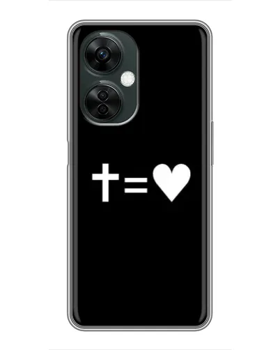 Чохол для OnePlus Nord CE 3 Lite з картинкою «Хрест та Серце»
