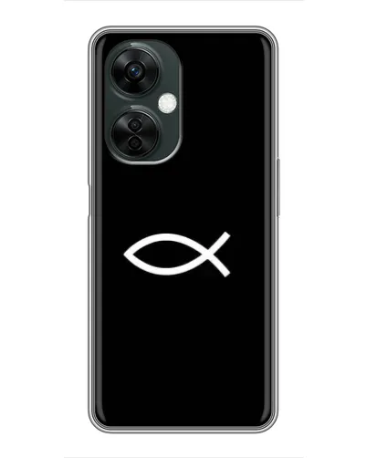 Чехол для OnePlus Nord CE 3 Lite с картинкой «Символ рыбы Jesus» Чехол для OnePlus Nord CE 3 Lite с картинкой «Символ рыбы Jesus»