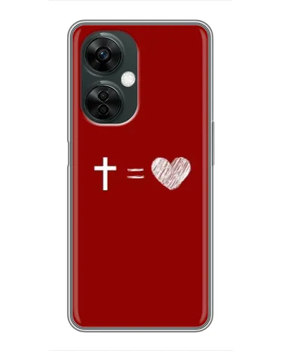 Чехол для OnePlus Nord CE 3 Lite с картинкой «Уравнение любви» Чехол для OnePlus Nord CE 3 Lite с картинкой «Уравнение любви»