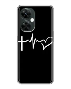 Чехол для OnePlus Nord CE 3 Lite с картинкой «Пульс веры» Чехол для OnePlus Nord CE 3 Lite с картинкой «Пульс веры»