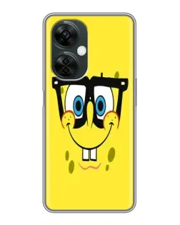 Чехол для OnePlus Nord CE 3 Lite с картинкой «Минималистичный Спанч Боб»