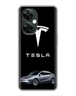 Чохол для OnePlus Nord CE 3 Lite з картинкою «Tesla Model Y»