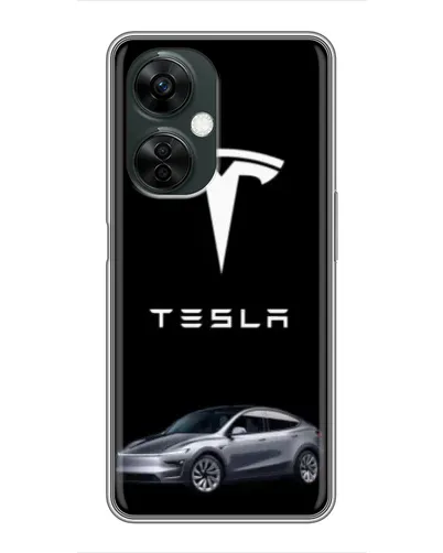 Чехол для OnePlus Nord CE 3 Lite с картинкой «Tesla Model Y»
