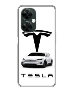 Чохол для OnePlus Nord CE 3 Lite з картинкою «Tesla White Style»
