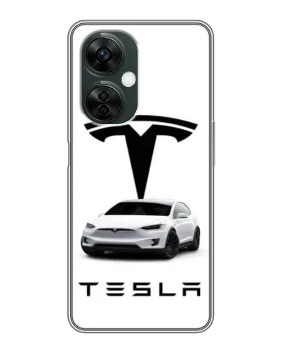 Чехол для OnePlus Nord CE 3 Lite с картинкой «Tesla White Style»