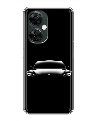 Чехол для OnePlus Nord CE 3 Lite с картинкой «Фары Tesla Night»