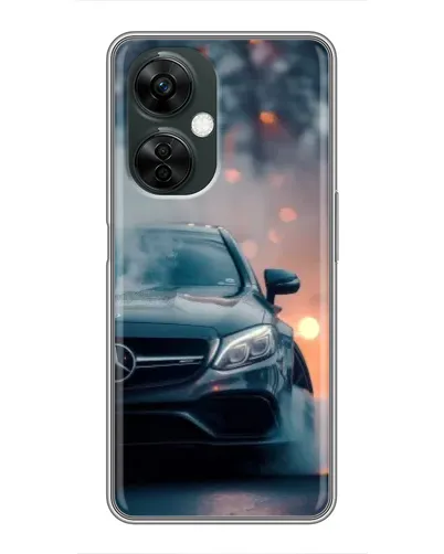 Чехол для OnePlus Nord CE 3 Lite с картинкой «Mercedes — ночной город»