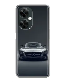 Чехол для OnePlus Nord CE 3 Lite с картинкой «Mercedes на черном»