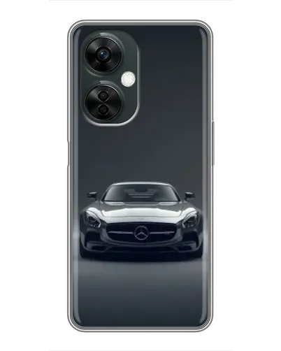 Чехол для OnePlus Nord CE 3 Lite с картинкой «Mercedes на черном»