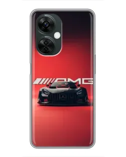 Чехол для OnePlus Nord CE 3 Lite с картинкой «Mercedes AMG — красная линия»