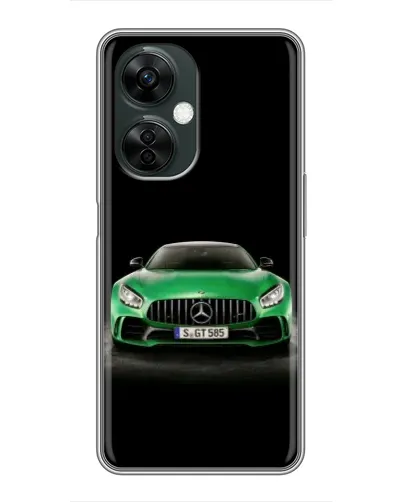 Чехол для OnePlus Nord CE 3 Lite с картинкой «Mercedes — неоновый лого»