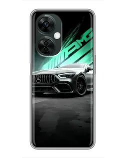 Чехол для OnePlus Nord CE 3 Lite с картинкой «Темный Mercedes AMG»