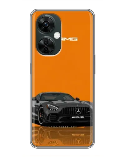 Чехол для OnePlus Nord CE 3 Lite с картинкой «Оранжевый Mercedes AMG»
