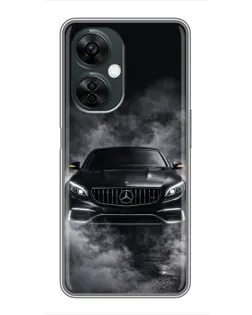Чехол для OnePlus Nord CE 3 Lite с картинкой «Mercedes в дыму»