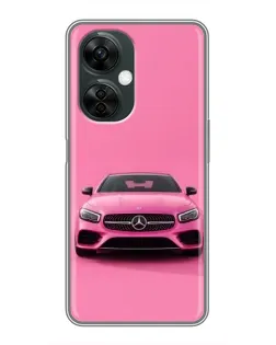 Чехол для OnePlus Nord CE 3 Lite с картинкой «Розовый Mercedes AMG»