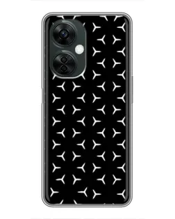 Чехол для OnePlus Nord CE 3 Lite с картинкой «Mercedes паттерн звезд»