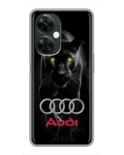 Чехол для OnePlus Nord CE 3 Lite с картинкой «Пантера и Audi» Чехол для OnePlus Nord CE 3 Lite с картинкой «Пантера и Audi»