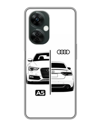 Чехол для OnePlus Nord CE 3 Lite с картинкой «Audi — контрастный дизайн» Чехол для OnePlus Nord CE 3 Lite с картинкой «Audi — контрастный дизайн»
