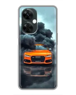 Чехол для OnePlus Nord CE 3 Lite с картинкой «Audi в облаках дыма» Чехол для OnePlus Nord CE 3 Lite с картинкой «Audi в облаках дыма»