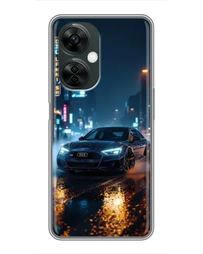 Чехол для OnePlus Nord CE 3 Lite с картинкой «Ночной город и Audi» Чехол для OnePlus Nord CE 3 Lite с картинкой «Ночной город и Audi»