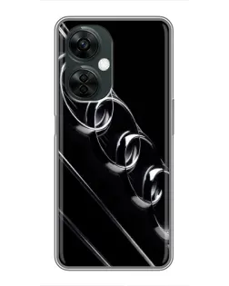 Чехол для OnePlus Nord CE 3 Lite с картинкой «Audi — абстрактные кольца» Чехол для OnePlus Nord CE 3 Lite с картинкой «Audi — абстрактные кольца»