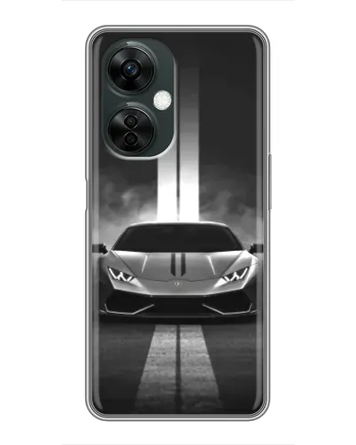 Чехол для OnePlus Nord CE 3 Lite с картинкой «Lamborghini симметрия дорог»