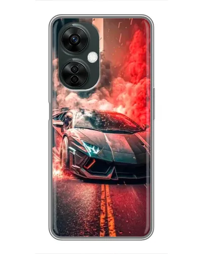 Чехол для OnePlus Nord CE 3 Lite с картинкой «Lamborghini красный дым»