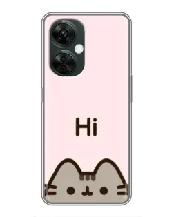 Чохол для OnePlus Nord CE 3 Lite з картинкою «Пушин каже Hi»